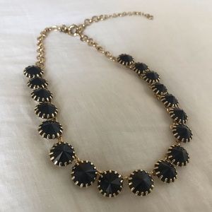 Navy J. Crew Statement Necklace